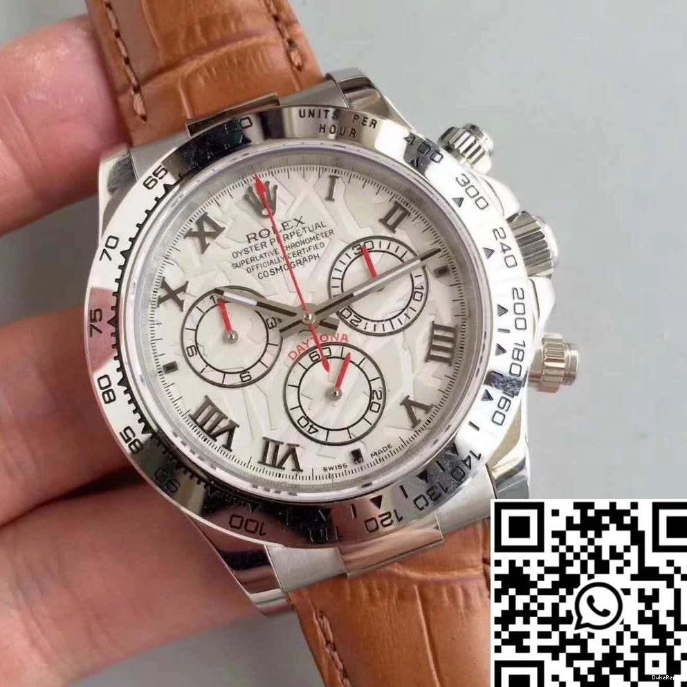 Daytona White JH Cosmograph Factory Dial Rolex 116520 0128